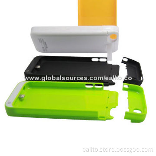 Rechargeable Battery Cases for iPhone 5C, OEM Orders Welcomed